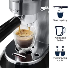  6 جهاز قهوة Espresso بجودة ايطالية حضر قهوتك في بيتك