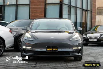  2 tesla model 3-model 2022-long range-dual motor -clean title بحالة الوكاله فحص اتوسكور +A