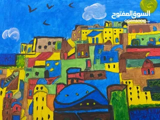  2 لوحة رسم تشكيلية