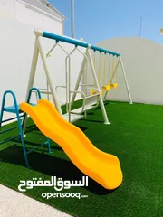  2 baby swing and sliding