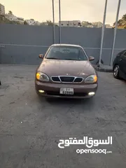  3 دايو لانوس موديل 1997 جير عادي ماتور 1500 سنتر اصلي جنط الاصلي فحص مرفق