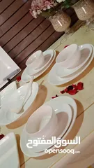  3 اطقم صحون سفرة