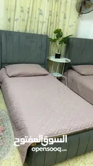  1 تختين مفرد تفصيل خشب لاتيه