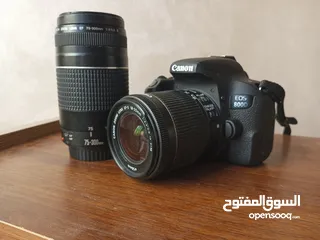  5 كاميرة كانون 800d استعمال شخصي بحال الوكالة للبيع