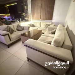  3 طقم كنب 8 مقاعد وغاز 90 سم وجلاية وغسالة