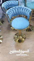  1 جديد وحصري .......  كراسي استول التركي  استالس ذهبي  جك بحمل وزن 150k بشكل جديد  خدمه توصيل عمان ومح