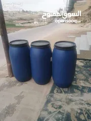  2 براميل بلاستك براميل كرتون  قلان شوالات سابك