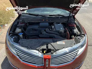  9 لينكولن MKZ موديل 2014 (black lable) لون قرميدي