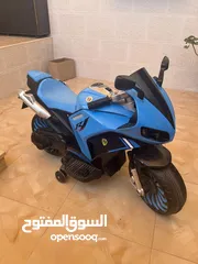  1 دراجة اطفال كهربائية بحالة ممتازة للبيع