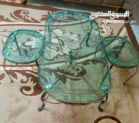  1 متوفر طاولة زجاجية استعمال بسيط للبيع