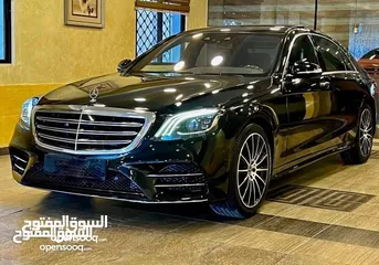  4 مرسيدس S 320 AMG فل كامل الاضافات موديل 2019 نظيفه جدا واعلى مواصفات