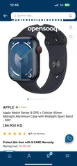  3 Apple watch 45mm starlight cellular