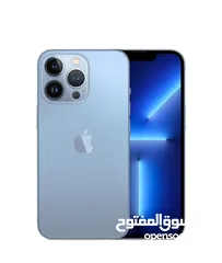  1 ايفون 13برو ماكس لون ازرق بحاله جيده