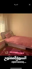  3 غرفة بنات وردي بحالة ممتازه