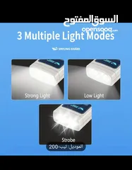 4 مصباح عمل صغير SMILINGSHARK TIP200 - مصباح يعمل بتقنية LED قابل لإعادة الشحن بواسطة USB