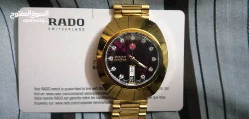  1 Original Rado Swiss made ساعه رادو الأصلية