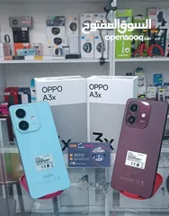  2 هدية سماعه بلوتوث جهاز جديد بالكرتونة Oppo A3X رام 8 جيجا 128 مكفول سنة متوفر توصيل