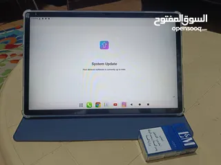  5 تابلت تكلاست حجم 14 بركبله خطين تلفون
