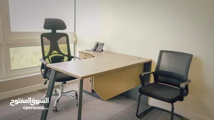  2 1 Desk Office Spaces in Qurum