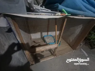  5 قفص مستعمل يدوي متر ونصف في 80 سم.................................................................
