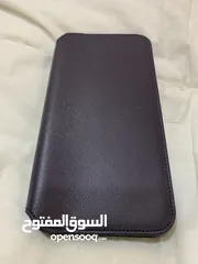  8 iPhone 11 Pro Max Leather Folio - Aubergine