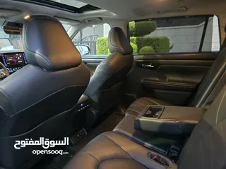  12 تويوتا هايلاندر 2020 هايبرد فحص كامل XLE فل كامل مع فتحه جمرك جديد بحالة الوكاله بسعر مغري