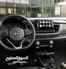  1 كيا ستونيك 2019 فتحة سقف لون فيراني السيارة نظيفة