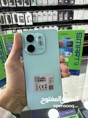  3 Infinix smart 9 (128GB / 4 RAM) انفنكس سمارت 9  128 GB  / 4+4 GB RAM كفالة الوكيل سنة