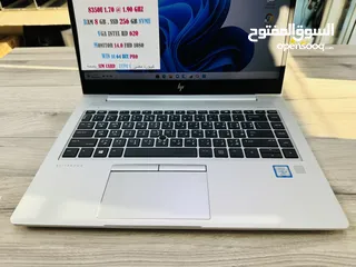  2 لاب hp 840 G5 الجيل التامن cor i5 وبسعر 1250