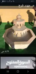  12 نوافير وشلالات وبابكيو حواض زريعه جميع انواع الحجر البناء والديكورات