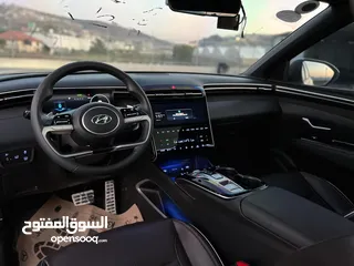  16 هونداي توسان 2023/ فل الفل فتحة سقف بانوراما  2x4 ///240Hp بنزين + كهرباء  ( Haybrid) 1600cc