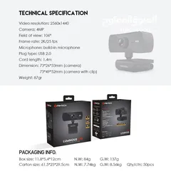  5 فانتيك ويب كام 2k 4MP جديدة
