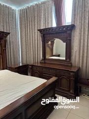  2 full wooden bedroom set / غرفه نوم ملكيه خشبيه