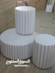 19 طاولات وسط جميع الوان مقاس حسب الطلب جودة عالية مكون من ثلاث قطع خشب ودهان