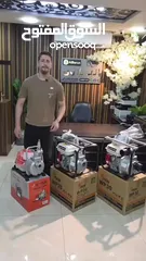  5 مضخات ماء تعمل بالبنزين أصلية أداء قوي وثابت كاملة بجميع الإكسسوارات مثالية للري الزراعي والمشاريع