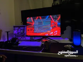  3 شاشة ASUS ROG STRIX XG279Q 27 إنش  من أقوى الشاشات بدقة فائقة استخدام سنة يوجد كفالة مصنعية الشاشة ن