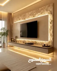  24 بديل خشب بديل رخام جبسن بورد بانوهات مرايا ديكور شيبورد