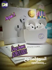 1 كفالة استرجاع سماعات ايربودز 4 وارد امريكي طبق الاصل عن الاصليه عزل صوت ومكالمات 100٪