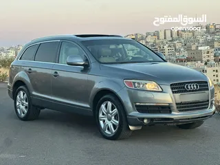  5 جيب اودي Q7 2007  كوارتر فل اوبشن كامل بانوراما اعلى صنف فحص كامل بحالة الوكالة