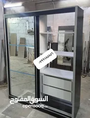 1 خزائن ملابس خشب لامنيت 18م عرض     120 سانتي كفاله على جميع اعمالنا