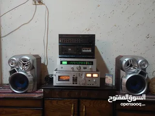  1 مجموعة اجهزة يابانية نادرة اصلية نوع تكنكس بحالة جيدة جدا