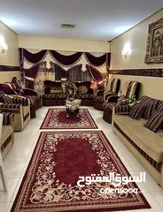  6 طقم كنب مستعمل كامل مع سجاد وستاير