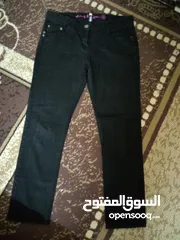  5 قمصان ستاتي قماش كتان بحاله ممتازه مع بلاطين جينز كلهم بسعر 10 دنانير