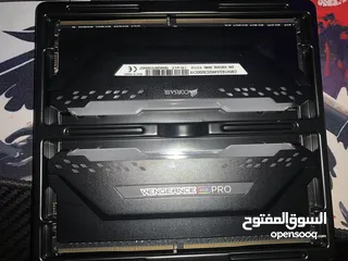  2 رامات  CORSAIR DDR4 16GB 3000MHZ