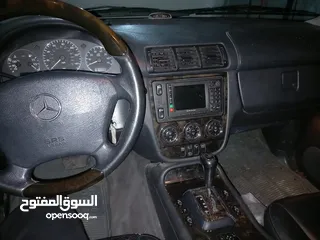  7 مرسيدس ML 350 موديل 2003 بحاله الوكاله مالك واحد ماشي 137 الف ميل