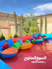 1 قوارب مائية مع بدالات تجديف بلاستيك فاخر ضد الكسر.