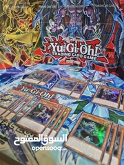  6 أوراق لعبة يوغي يو  yugioh اصلية ، اوراق من شركة كونامي رسمية .