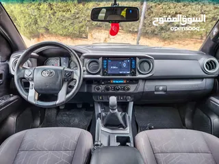  22 تويوتا تاكوما 2017  كابينة و نص مميز غيار عادي 4x4   بحالة ممتازة من المالك.