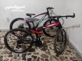  1 دراجات هوائية جنط 26 بحالة ممتازة  الأول نوع AMIN Foldable  الثاني ANCHOR