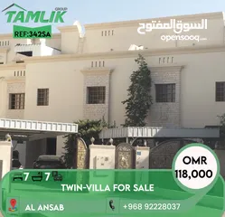  1 Great Twin-Villa for Sale in Al Ansab REF 342SA